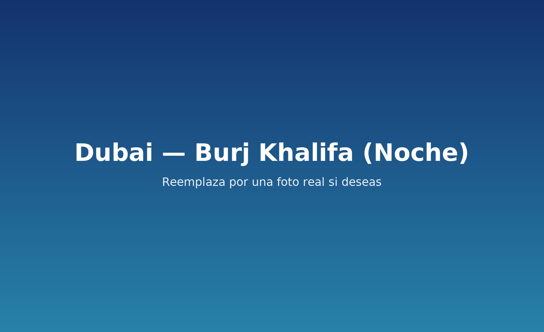 Burj Khalifa noche